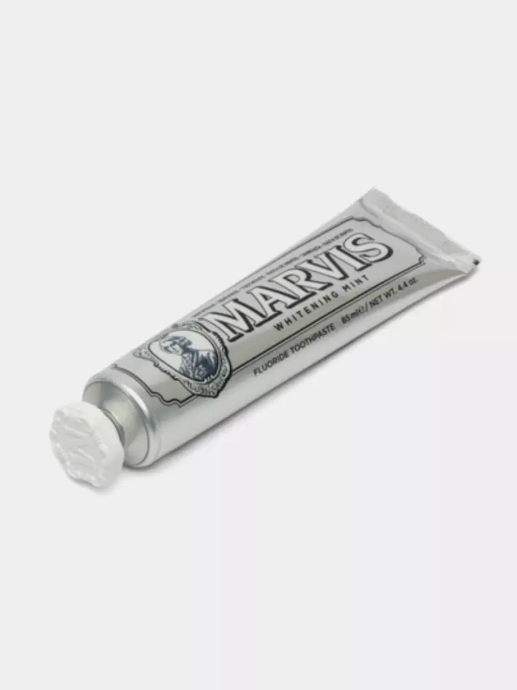 Marvis Smokers Whitening Mint – Chekuvchilar uchun oqartiruvchi va chuqur tozalovchi tish pastasi