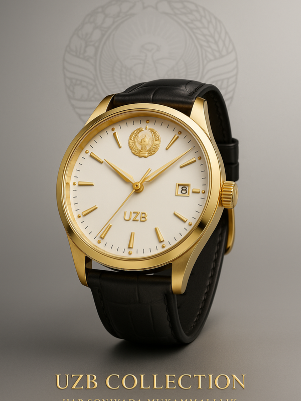 UZB Collection erkaklar soati | Klassik va zamonaviy qo‘l soati | Biznes va kundalik uslub uchun zo'r soatlar