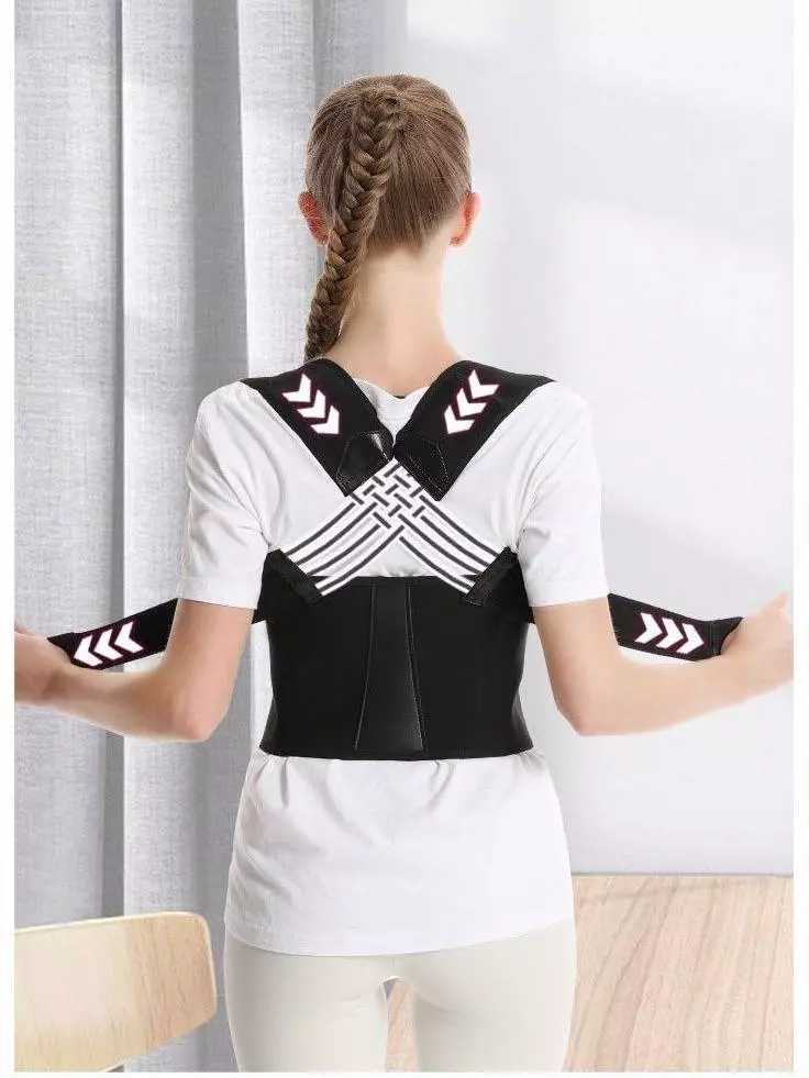 Ortopedik Uniseks Orqa Holatini Tuzatuvchi Korset – Posture Corrector, Bel Korseti