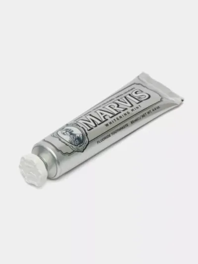Marvis Smokers Whitening Mint – Chekuvchilar uchun oqartiruvchi va chuqur tozalovchi tish pastasi