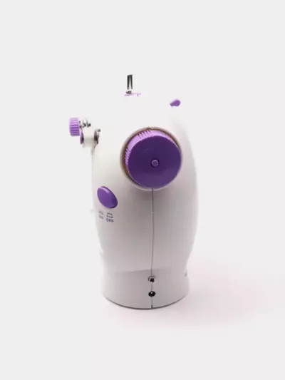 Portativ tikuv mashinasi pedal bilan Mini Sewing Machine SM202: ixcham, ko'p funksiyali va qulay tikuv uchun