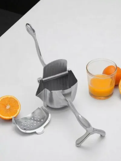 Sitrus mevalar va mevalar uchun zanglamaydigan po‘latdan tayyorlangan qo‘lda sharbat siqish pressi