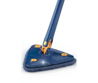 Siqilishi rostlanadigan aylanuvchi uchburchakli universal shvabra