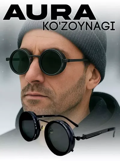 Qorayuvchi ND filtrli ko‘zoynak 1–9 sozlanadigan quyoshdan himoya UV retro steampunk